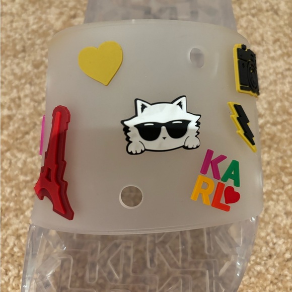 New Karl Lagerfeld clear slides size 8 - Picture 4 of 4